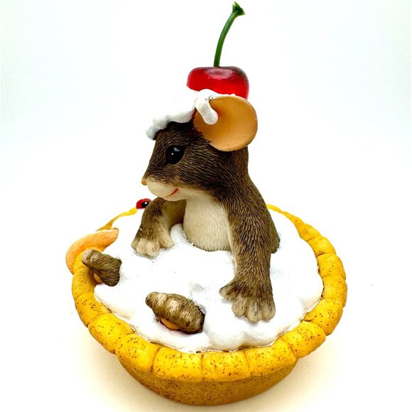 Charming Tails "Sweetie Pie" Mouse Figurine By Fitz & Floyd 2002 - Picture 4 of 6